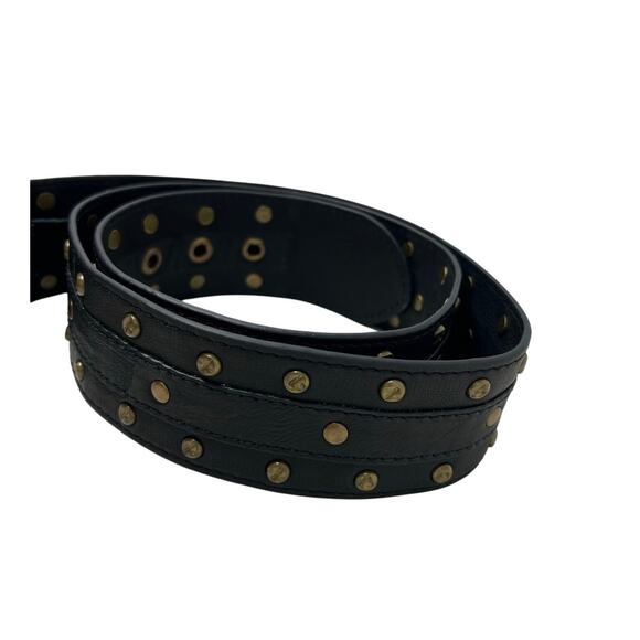Urban Outfitters Genuine Leather Studded Washed Leather Belt M - Picture 3 of 7